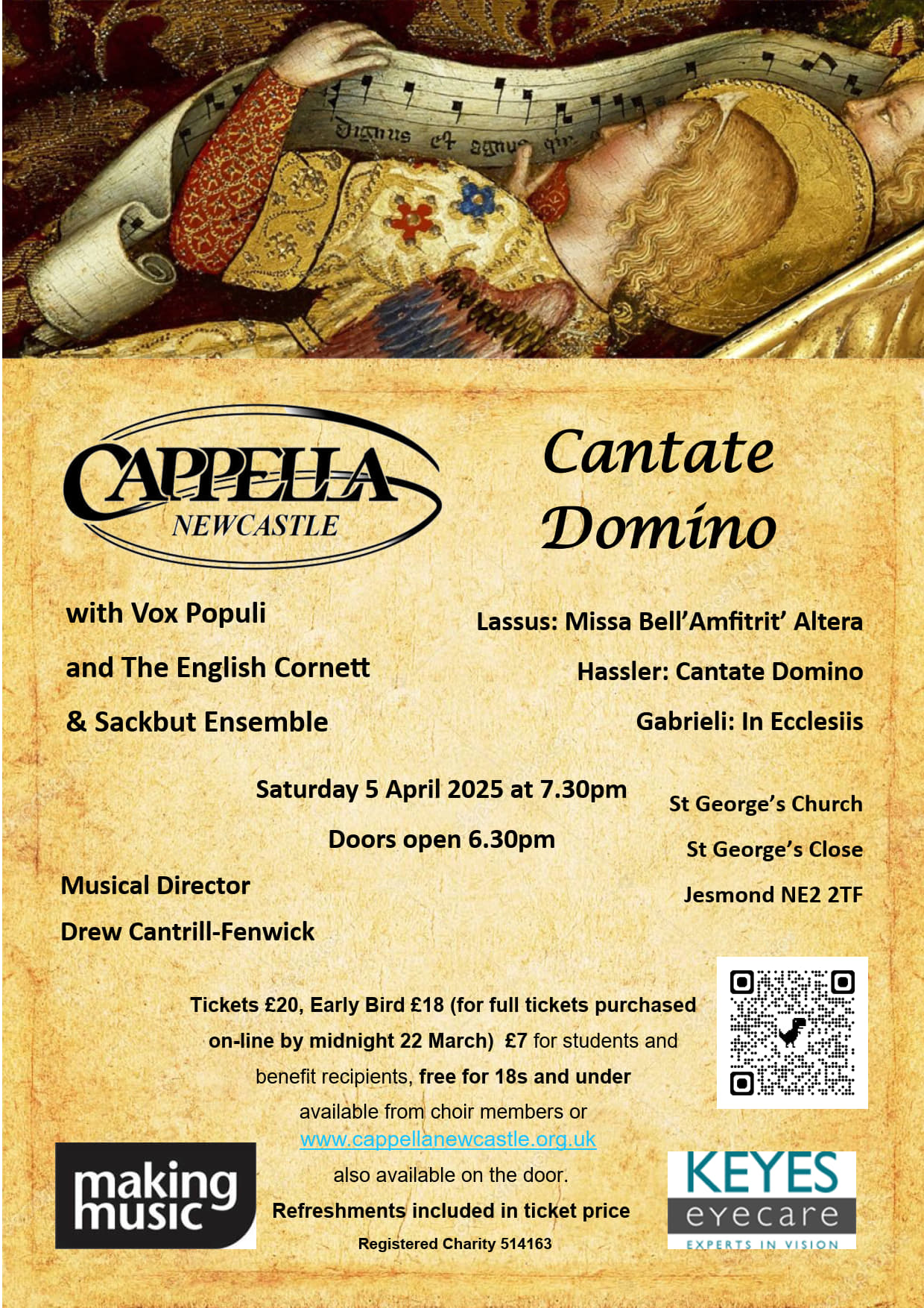 Cappella Concert: Cantate Domino