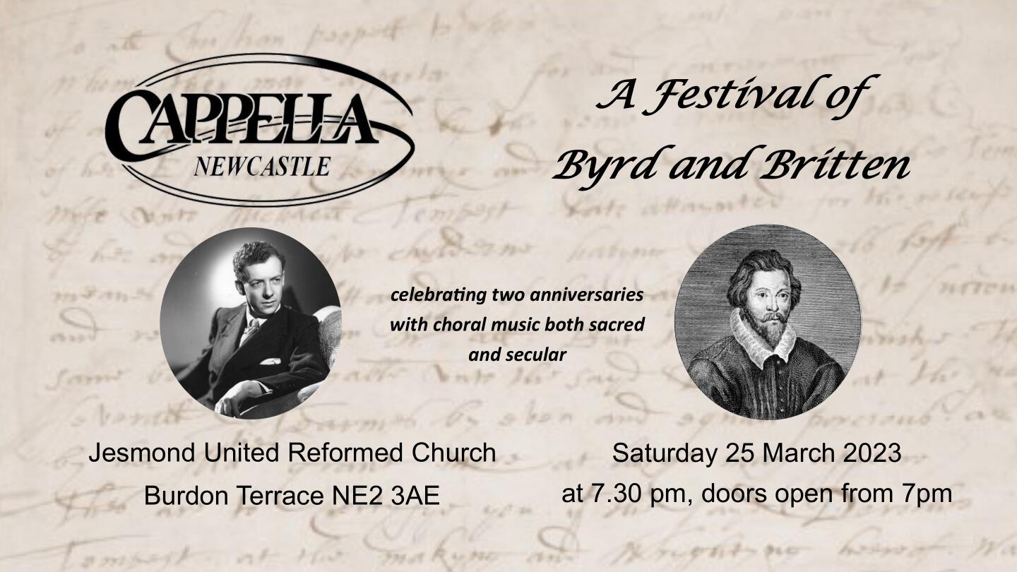 Cappella Concert: A Festival of Byrd and Britten